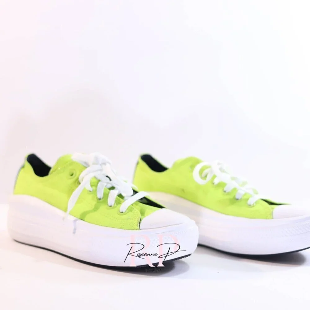 Converse Chuck Taylor All Star Move Low Lime Twist SZ 7 NWOT